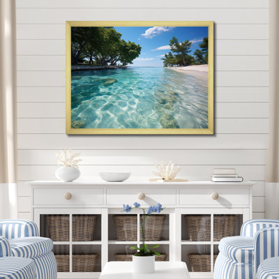 «Barbaray Beach Beach Sandy Paradise II», reproduction sur toile