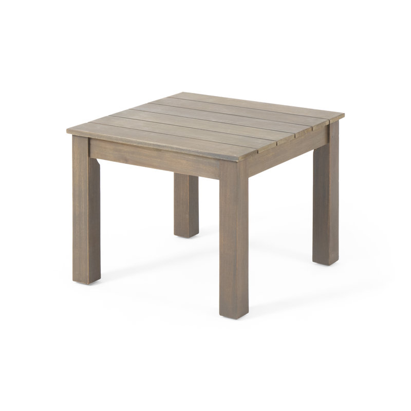 Table d'appoint en bois Channing, gris