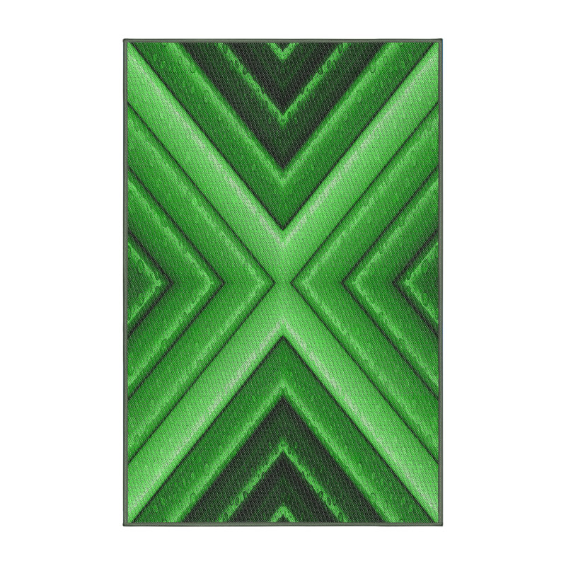 Tapis vert à motif géométrique Klinger, Rectangle 2 pi x 5 pi