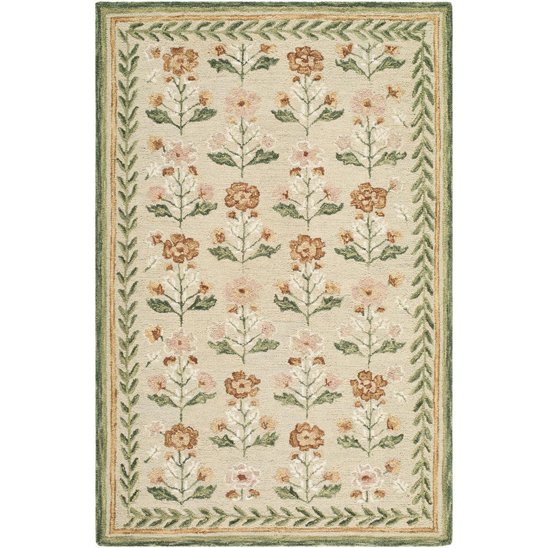 Tapis fait à la main Manor, Rectangulaire 8 pi x 10 pi
