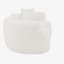 Causeuse incurvée 66,93 pouces à compression complète blanche, tissu en velours de peluche, canapé compact sans assemblage pour petits espaces et appartements, capacité de 350 lb-1231683735