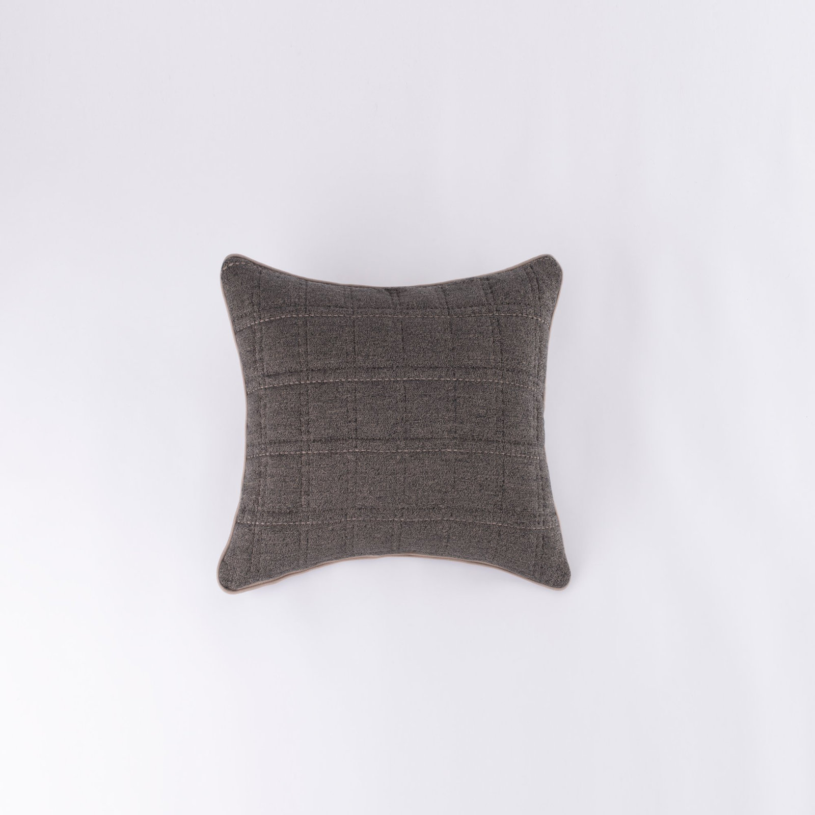 Gana Cotton Pillow Sham, Euro, Granite