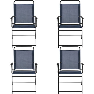 Foldable Outdoor Patio Dining Armchair