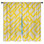 Rideaux de fenêtre en labyrinthe jaune et beige obscurcissant et obscurcissant - 2 panneaux