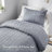 Elegant Polyester Woven Striped Bedding Sets For Modern Bedrooms