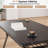 Marble-Look Rectangular Dining Table Set with 4 Boucle Upholstered Chairs – Kitchen & Small Space Dining Set for Apartments-965089489-965089488