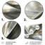 Diamond Silver Streams - Abstract Modern Waves, impressions encadrées-920582836-920582841
