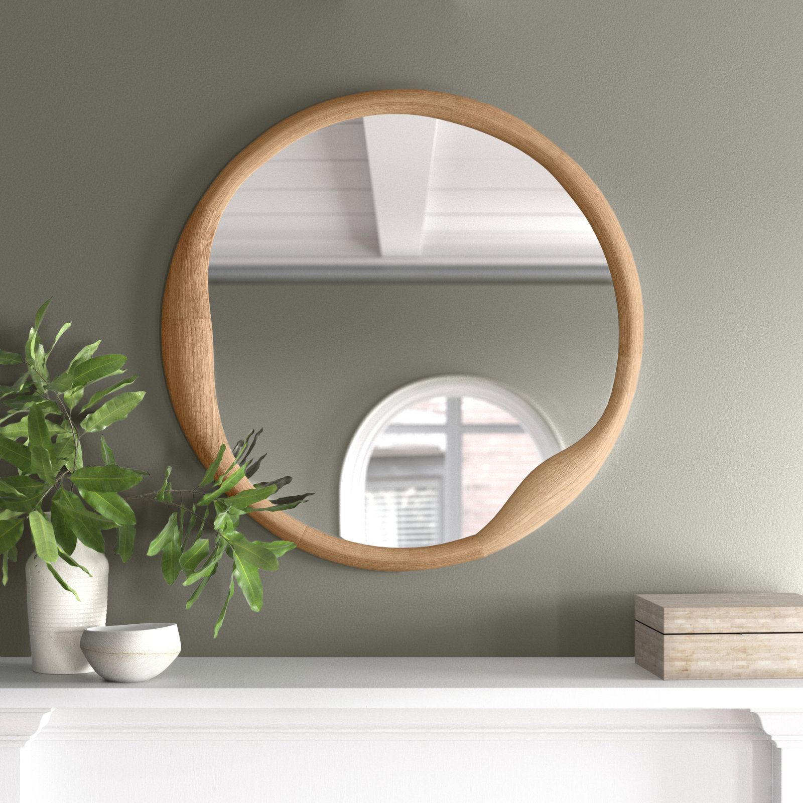 Jamie Young Company Organic 36" Accent Mirror