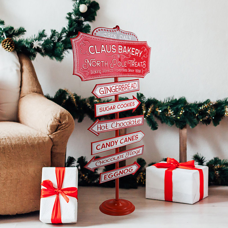 Vintage Candy Canes Garden Stake