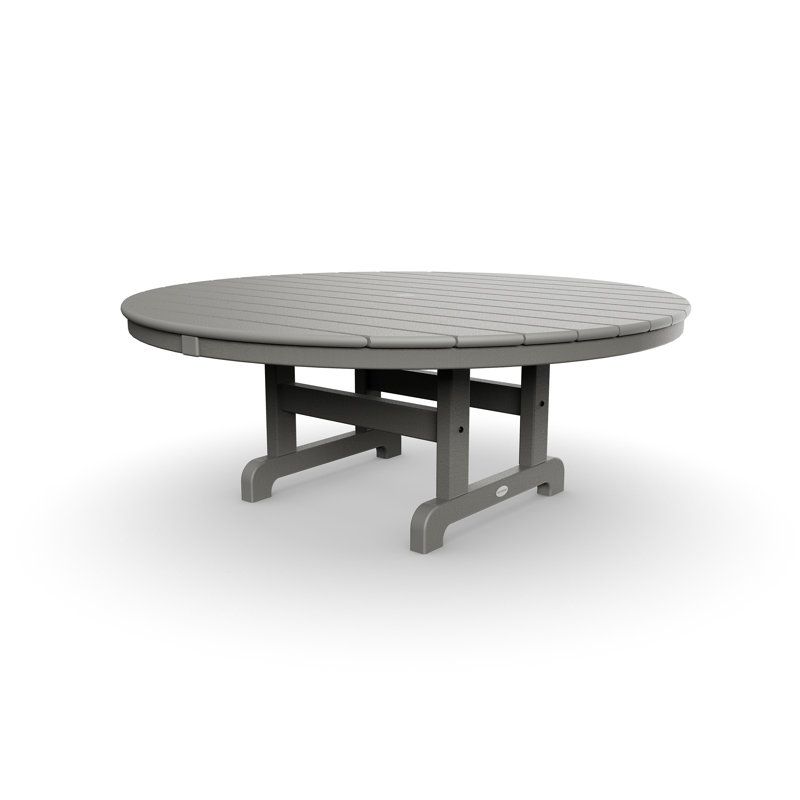 Table de conversation POLYWOOD, Gris ardoise, 48 po