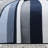 Tranquil Blue Gray Stripes Cotton Striped Quilt-1487323029