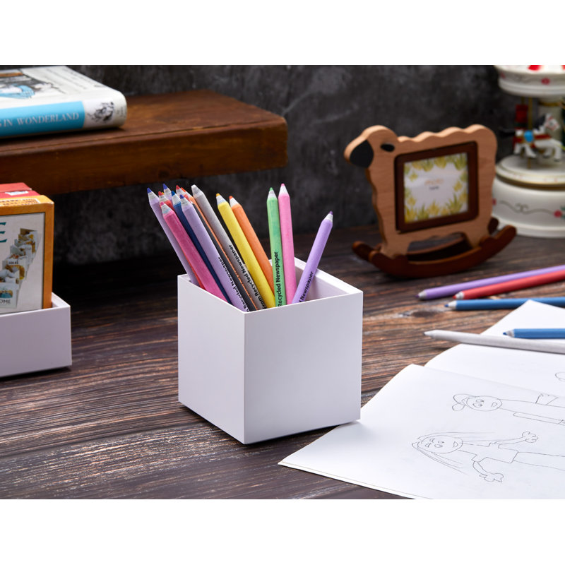 Plastic Desk Organizer, Black