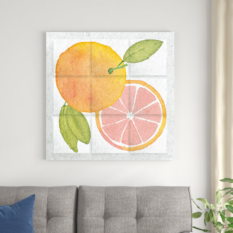 Citron Tile VI, H 36 po x l 36 po