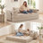 Convertible Sofa Bed - Foldable Upholstered Couch with Cupholders & Storage Pockets- Modular Sectional for Living Room, Bedroom, Studio - Compression Sofa in Box-552691727