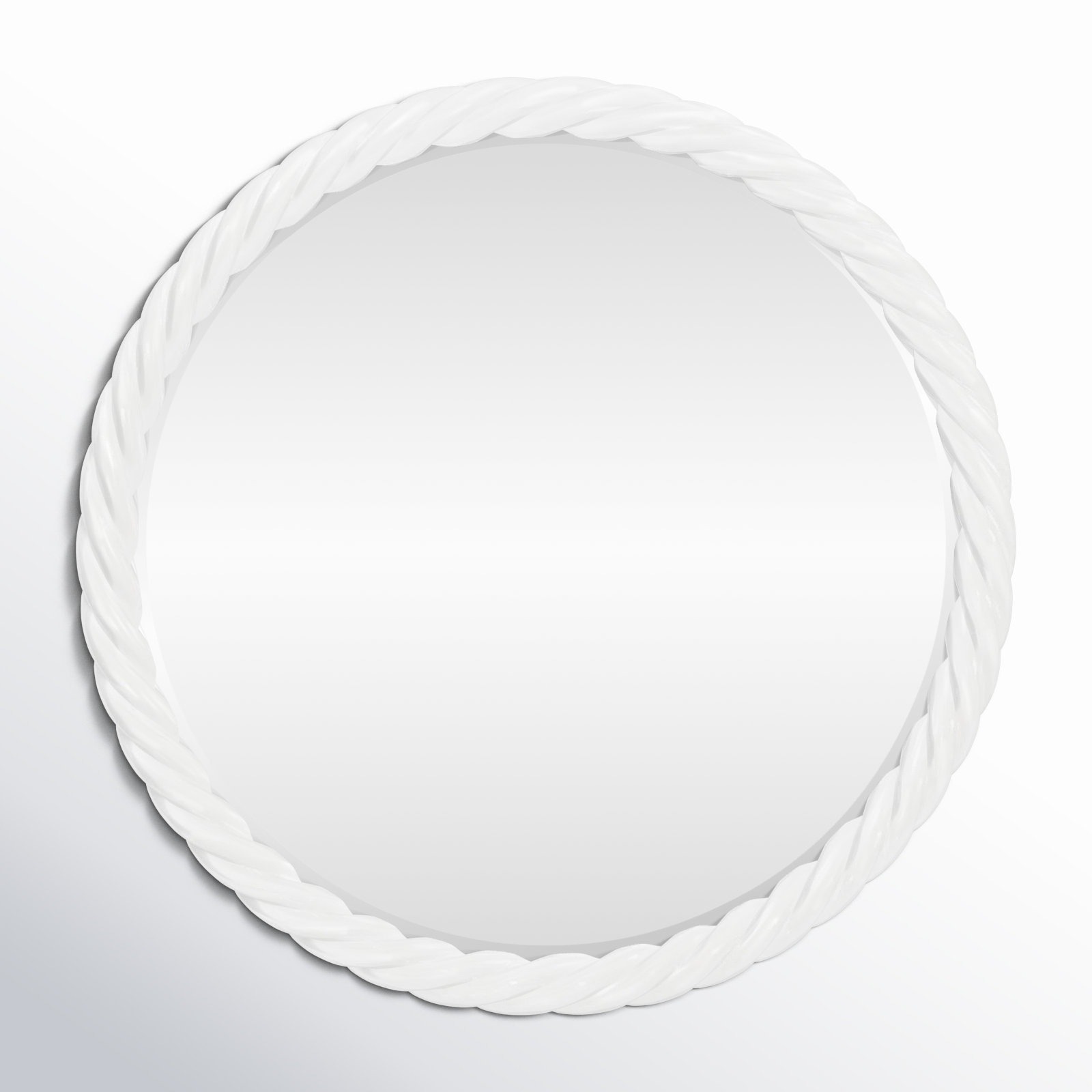 Mara 30" Accent Mirror, White
