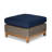 Stafani Teak Solid Wood and Wicker 7 - Person Modular Patio Conversation Set with Sunbrella® Cushions