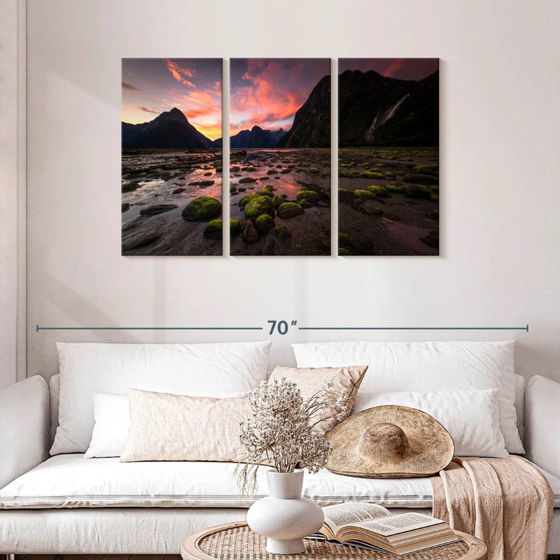 Sebbie Milford Sound At Sunrise, 28" H x 45" W