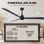 Ventilateur de plafond Alessandra 72-9636485-63956783