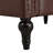 Luxury PU Leather Chesterfield L-Shaped Sectional Sofa with Nailhead Trim-925279270