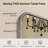 Contemporary Rounded Rectangular Bathroom Vanity Mirror| Aluminum U-Tube Frame-525588156-525588157