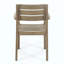 Ensemble de 2 chaises de salle à manger, fauteuil de patio en bois d'acacia, pour cour, bord de piscine, jardin-53542774