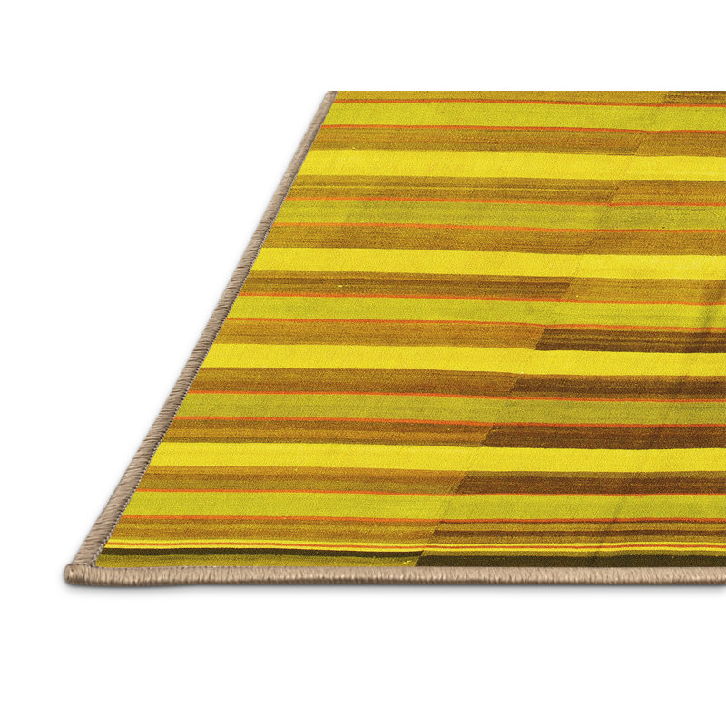 Hercule Washable Striped Indoor Rug, Rectangle 8' x 10'
