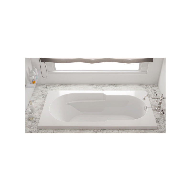 Signature® 72" x 36" Drop In Bathtub, Oyster