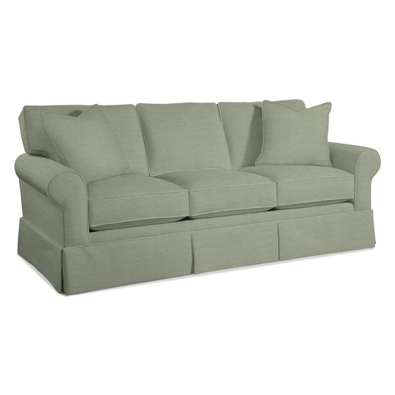 Benton Upholstered 86'' Sofa, Green Performance Fabric; 0851-54, Air Dream Mattress