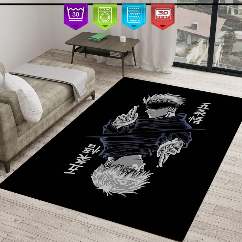 Tapis noir / gris
