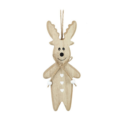 15cm Wood Hanging Figurine Ornament