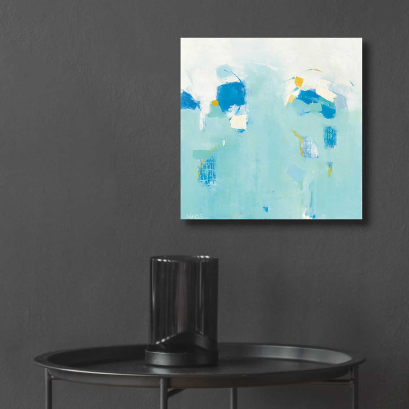 «Splash» par Phyllis Adams, H 12 po x l 12 po x P 0,13 po
