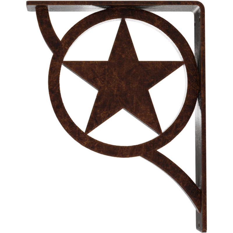 Support en fer forgé Austin, Cuivre antique, H 10 po x l 2 po x P 7,5 po