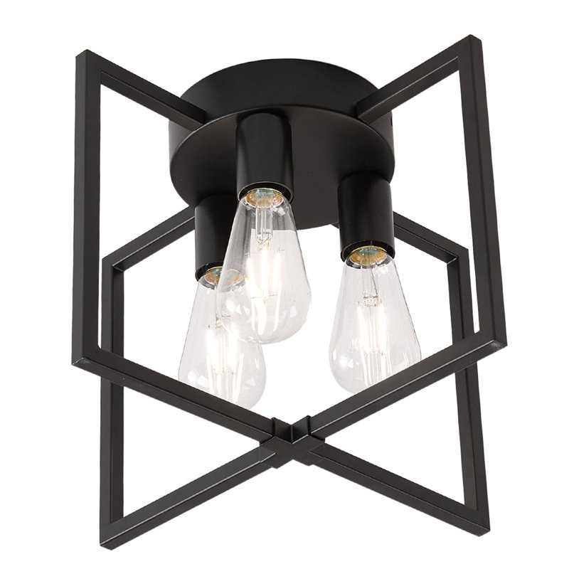 Iron Semi Flush Mount