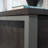 Lateral File with Two Drawers, Dark Brown finish