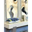 Orchids and Assorted Sedum in Fiberstone Planter-354183620