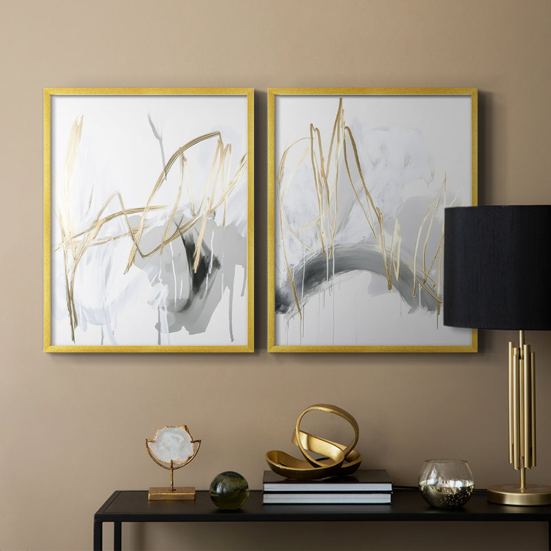 Série ABSTRACT DCCxxv - reproduction encadrée de qualité supérieure - prête à être accrochée - aucun clou requis - aucun clou requis