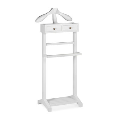 Solid Wood Freestanding Valet Stand