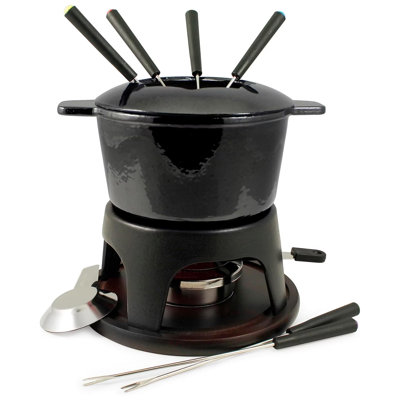 11-Piece Sierra Fondue Set - Cherry Red