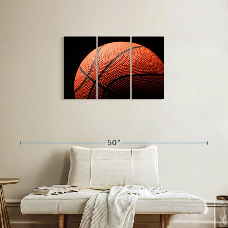 Ballon de basketball texturé Sireci, H 20 po x l 33 po