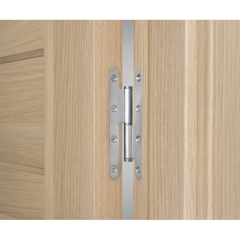 Porte intérieure pré-montée Urban Classic en chêne blanc préfini de finition italienne, 30 po x 96 po, Oui