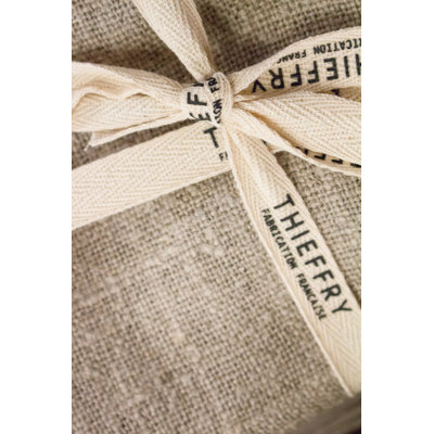 Linges à vaisselle Thieffry, lin naturel brut, ensemble de 2