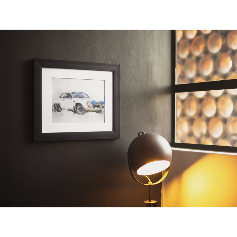 Classic MK 1 Rally Car - Single Picture Frame Painting on Wood