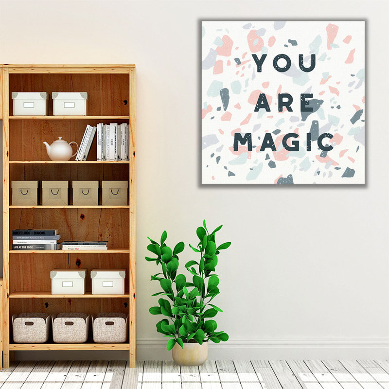 Terrazzo Inspiration I - reproduction d'art sur toile, H 12 po x l 12 po