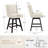 Kamiyla Swivel Upholstered Counter Stool-1237881015