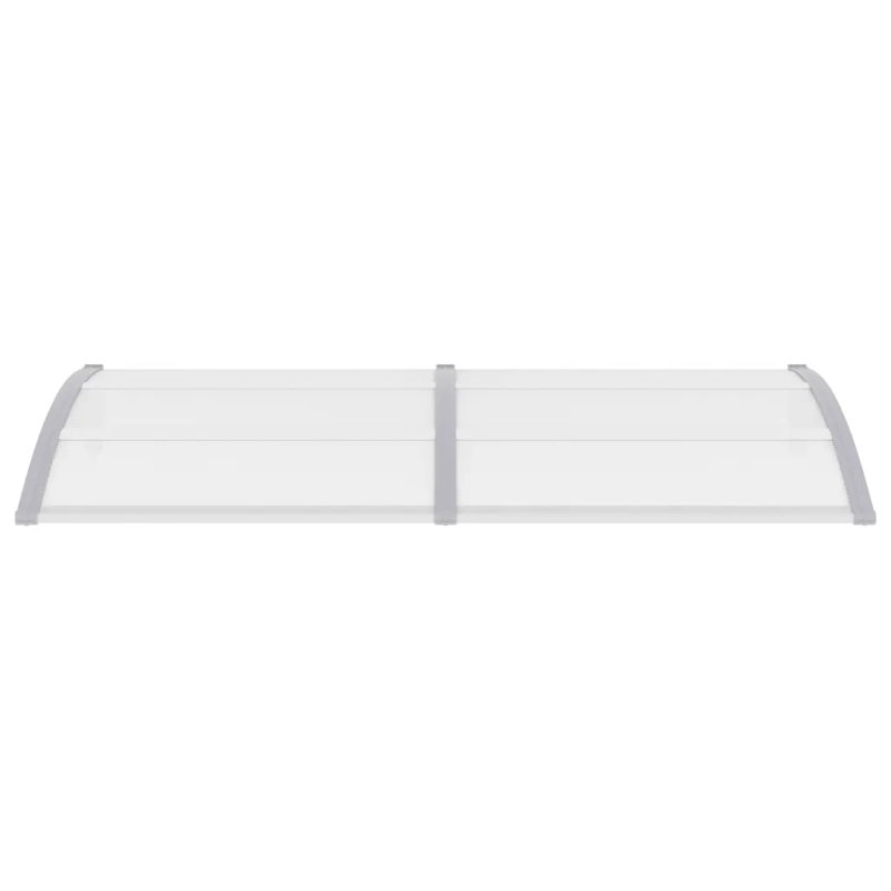 Door Canopy, Grey/Clear