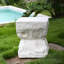 Table d'appoint d'extérieur Paito Modern Minimalist MGO, blanc