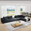 Ensemble de canapé modulaire modulaire en forme de L de 132 po avec 6 coussins-795426852