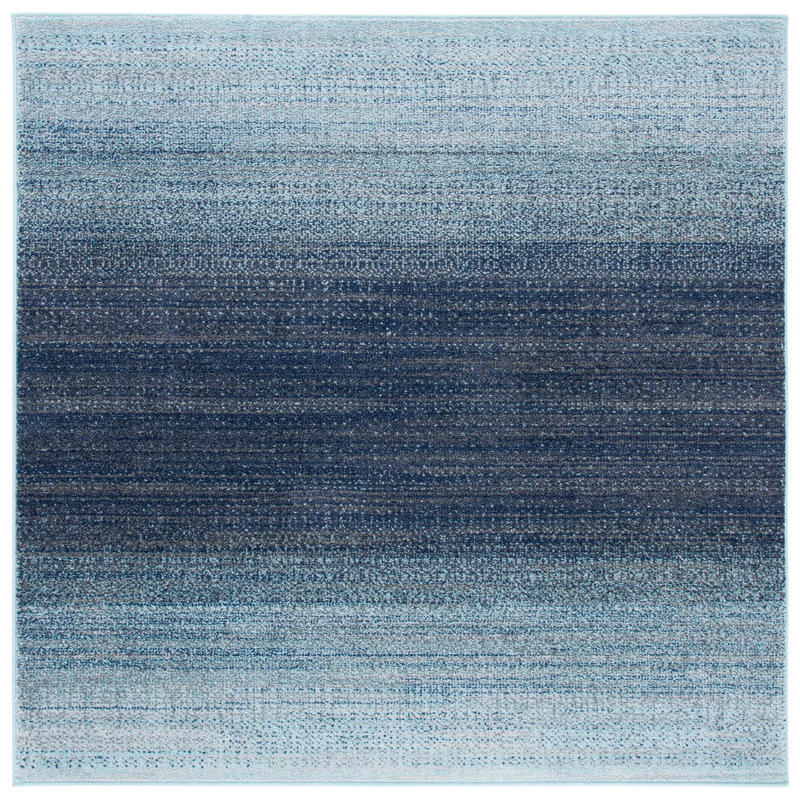 Abbie-Mae Performance Abstract Rug, Square 6'