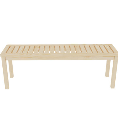 52" Solid Wood Living Area Bench - Adds Character To Your Space Hallway Modern & Functional Piece