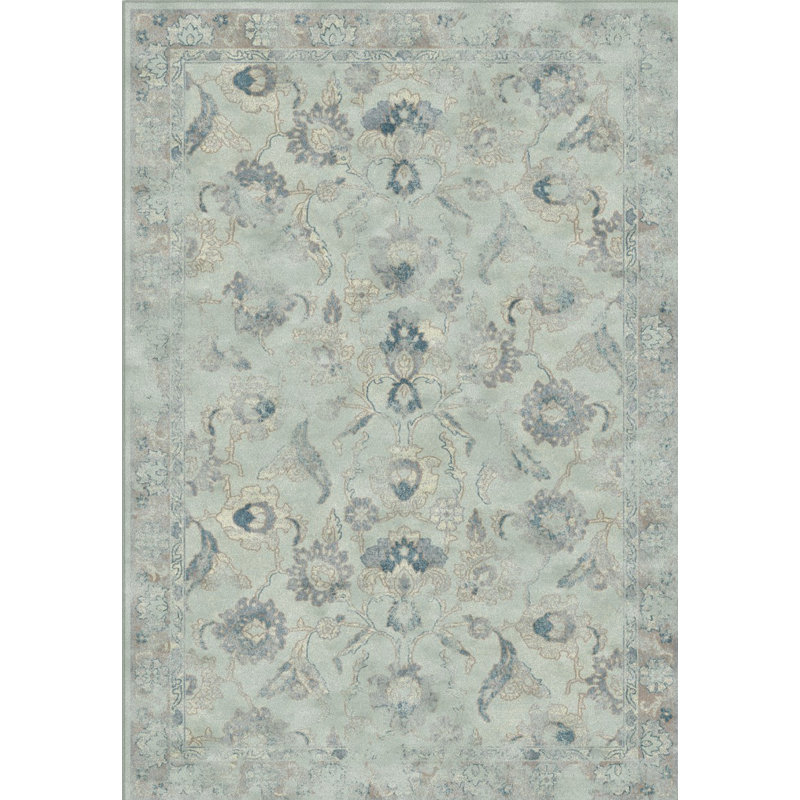Bolen Oriental Wool Hand Woven Area Rug, Rectangle 201 x 279 cm